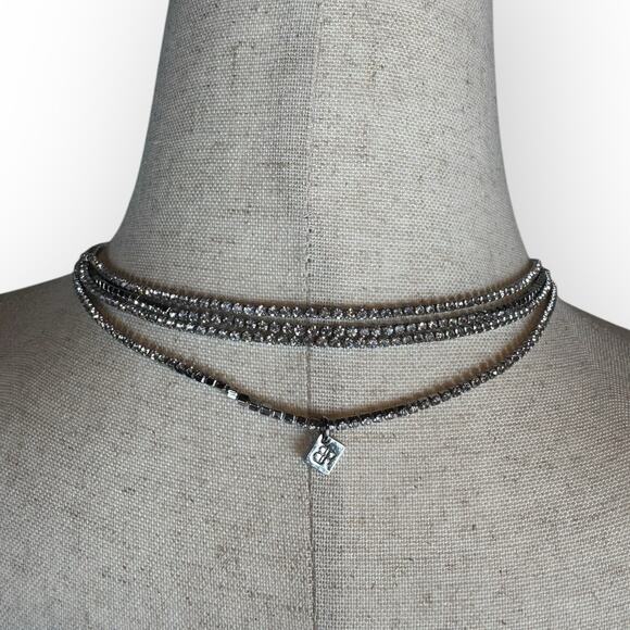 Banana Republic Long Rhinestone Necklace 36” - Picture 6 of 6